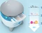 Catit PIXI Smart-Trinkbrunnen, LED-Statusanzeige, Trockenlaufschutz, Edelstahleinsatz, UV-C Wasserfilter, WLAN, 2.5l, weiß Vorschaubild