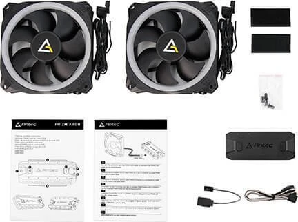 Antec Prizm 140 ARGB 2+C, LED-Steuerung, 140mm, 2er-Pack