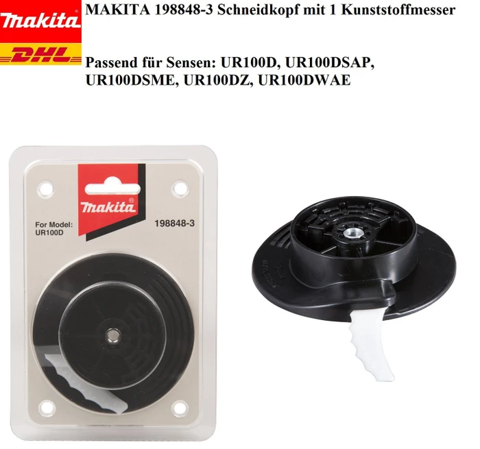 Makita Messerkopf für Rasentrimmer, 23cm