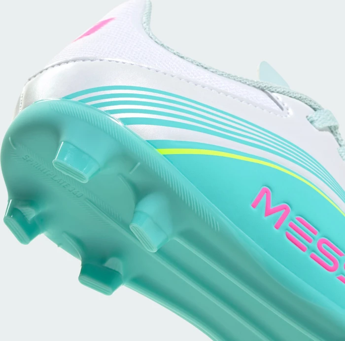 adidas F50 Messi League FG/MG cloud white/lucid pink/flash aqua (Junior)