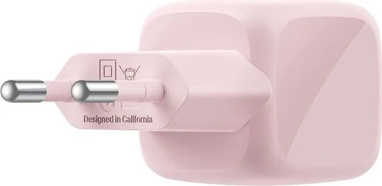 Belkin BoostCharge USB-C-Ladegerät + USB-C/USB-C-Kabel (30W) rosa