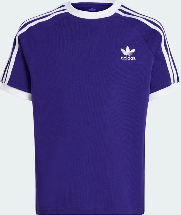 adidas 3-Streifen T-Shirt kurzarm collegiate purple (Junior)