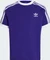 adidas 3-Streifen T-Shirt kurzarm collegiate purple (Junior) Vorschaubild