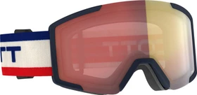 Scott Shield beige/blue-illuminator red chrome