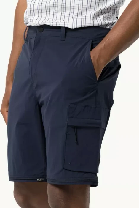 Jack Wolfskin Wanderthirst Zip Zip-Off Hose lang night blue (Herren)