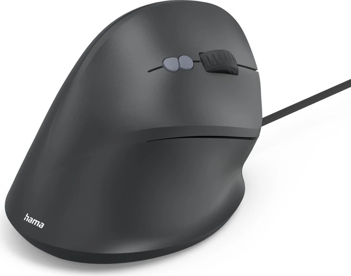 Hama ECM-500R Vertical Maus schwarz, USB