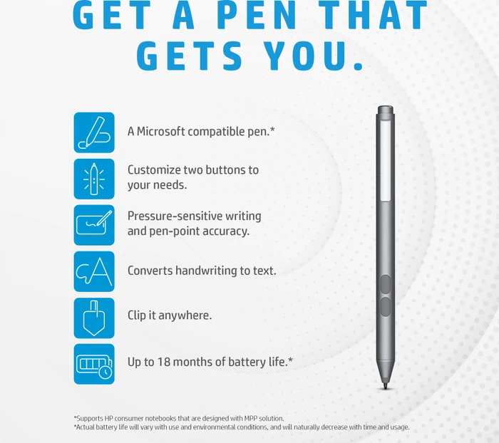 HP MPP 1.51 Stift silber (3V2X4AA) – Bild 6