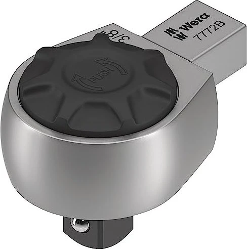 Wera 7772 B Einsteck-Ratsche Steckschlüssel-Adapter 9x12mm, 3/8"
