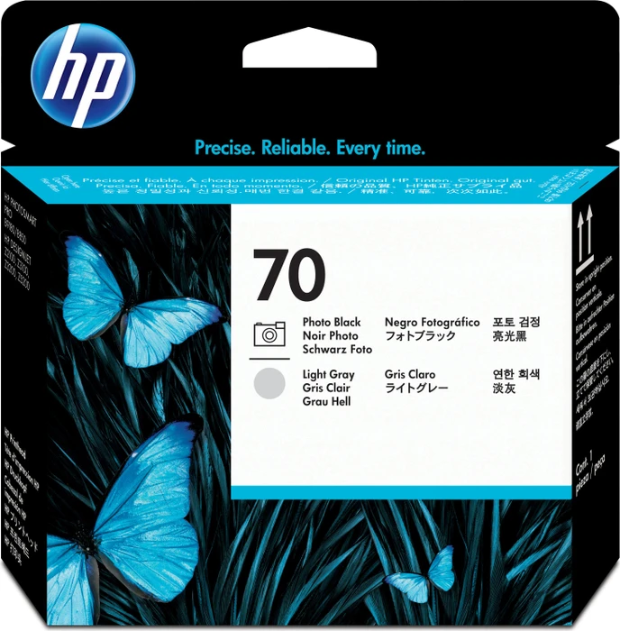 HP Druckkopf Nr. 70 C9407A Photo Black + Light Grey Image