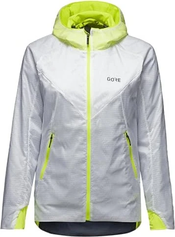Gore Wear R5 Gore-Tex Infinium Insulated Laufjacke white/neon yellow (Damen)