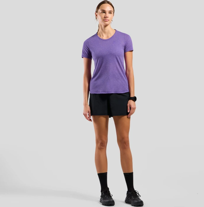 Odlo Active 365 Linencool Funktionsshirt kurzarm afterparty melange (Damen)