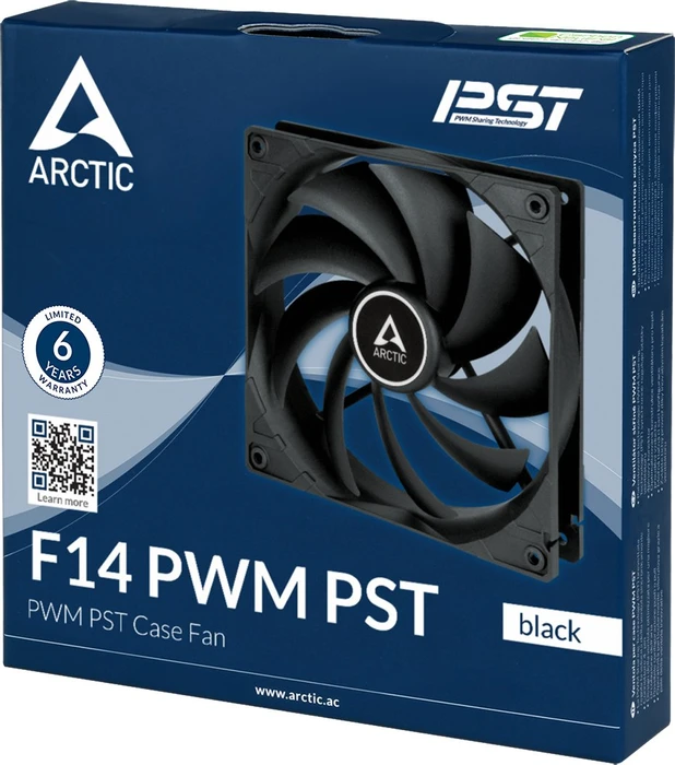 ARCTIC F14 PWM PST schwarz, 140mm