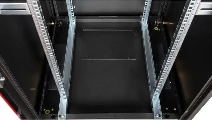 Roline / Secomp Basic 19" Netzwerkschrank 32HE, montiert, Glastür, IP20, RAL 9005, 800mm tief