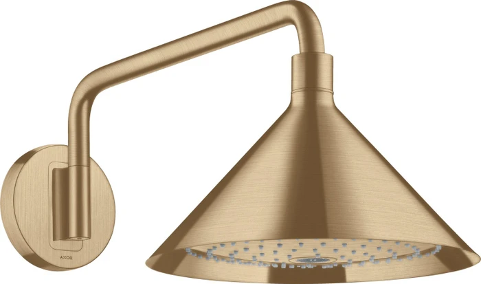 Hansgrohe Axor Showers/Front Kopfbrause 240 2jet mit Brausearm brushed bronze