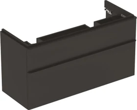 Geberit Smyle Square Unterschrank für Doppelwaschtisch 118.4x61.7x47cm, 2 Schubladen, lava