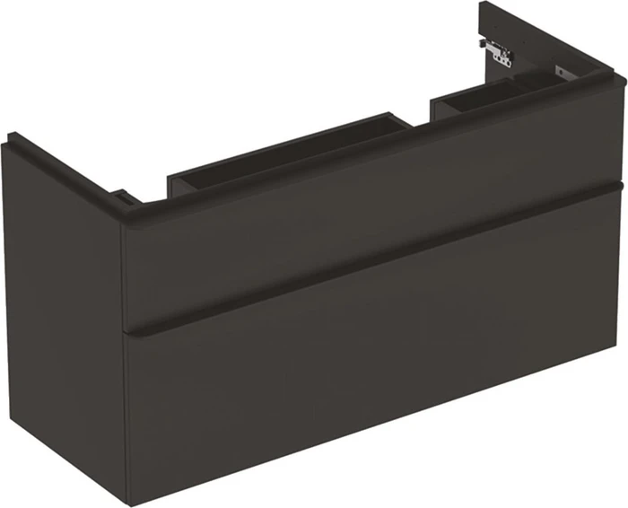 Geberit Smyle Square Unterschrank für Doppelwaschtisch 118.4x61.7x47cm, 2 Schubladen, lava