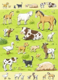 Ravensburger Puzzle Mein erstes Schulpuzzle Tiere und Ihre Kinder