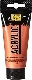Kreul Solo Goya Acrylic Acrylfarbe, goldbronze effekt, 100ml