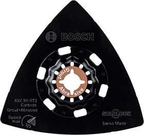 Bosch DIY AVZ 90 RT2 Carbide-RIFF Schleifplatte für Multischleifer, 1 Stück