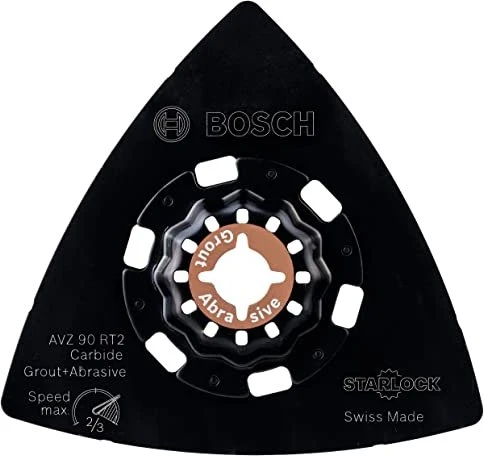 Bosch DIY AVZ 90 RT2 Carbide-RIFF Schleifplatte für Multischleifer, 1 Stück