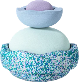 Stapelstein Inside small 4-tlg. cool pastel