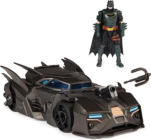 Spin Master DC Comics - Offroad Batmobile mit Fanghaken-Katapult