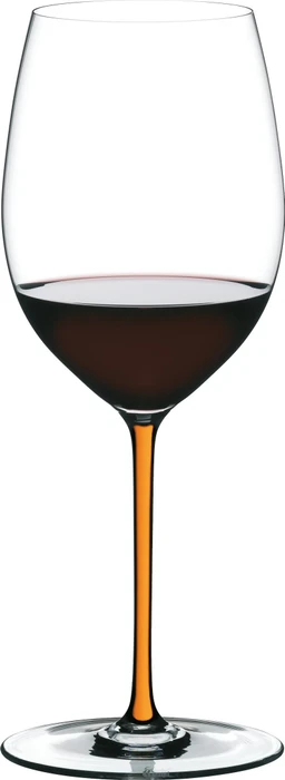 Riedel Fatto A Mano Cabernet/Merlot Rotweinglas orange