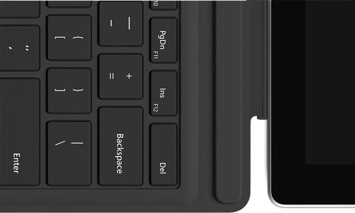 Microsoft Surface Pro Type Cover mit Fingerprint-Reader, schwarz, FR, Business