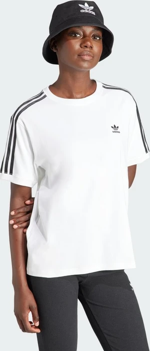 adidas 3-Streifen T-Shirt kurzarm weiß (Damen)