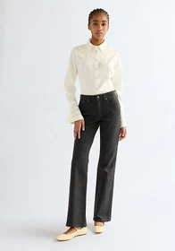Wrangler Bootcut Jeans croc print (Damen)
