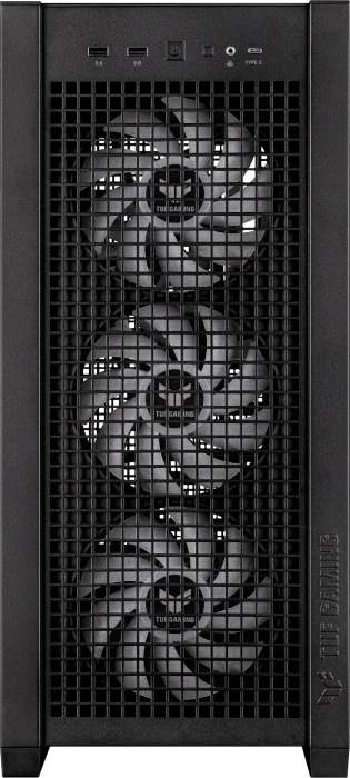 ASUS TUF Gaming GT302 ARGB, schwarz, Glasfenster
