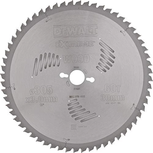 DeWalt DT4331 Extreme Kreissägeblatt 60Z, 305x2.2x30mm, 1 Stück