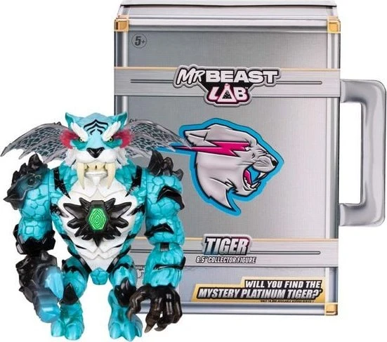 Moose Toys Mr. Beast Lab - Collector Figure Tiger