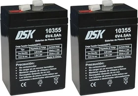 DSK AGM-Bleibatterie 6V 4.5Ah