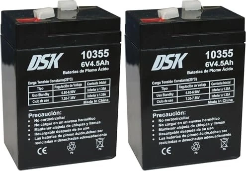 DSK AGM-Bleibatterie 6V 4.5Ah