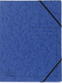 Exacompta Sammelmappe mit Eckspanner, A4, blau, 5er-Pack