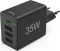 Hama Schnellladegerät 1x USB-C 3x USB-A 35W schwarz Vorschaubild