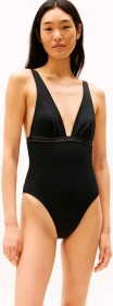 Tommy Hilfiger Logo Badeanzug schwarz (Damen)