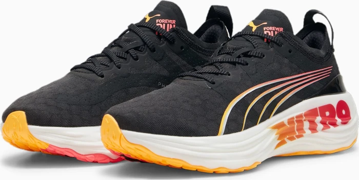 Puma ForeverRun NITRO puma black/sun stream/sunset glow (Damen)