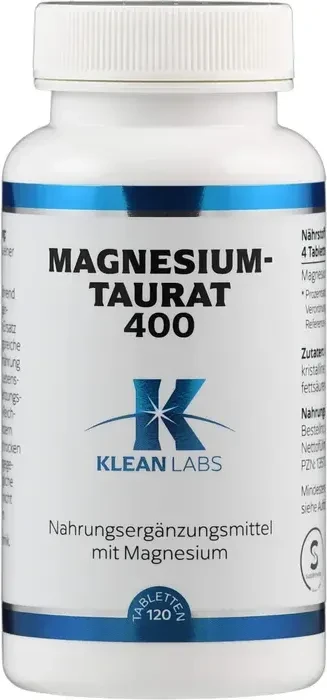 Klean Labs Magnesium-Taurat 400 Tabletten, 120 Stück