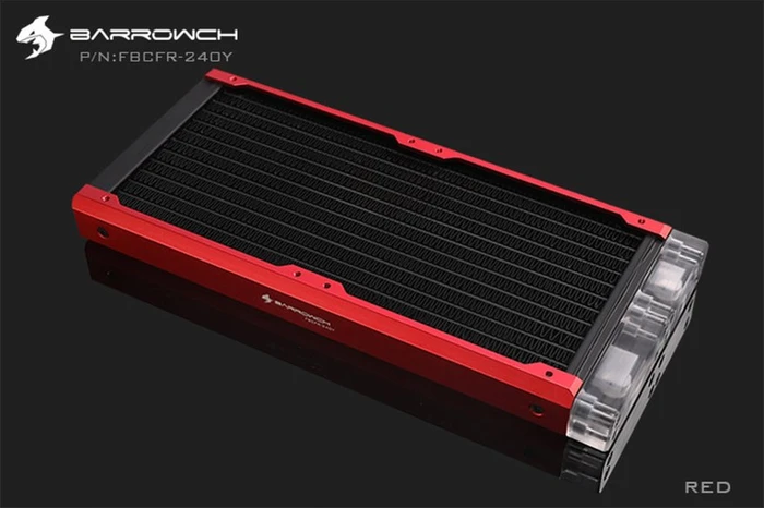 Barrow BarrowCH Chameleon Fish Series Radiator 240, PMMA, blood red