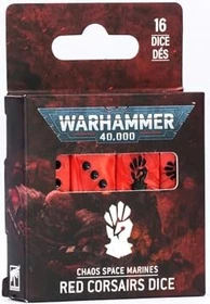 Games Workshop Warhammer 40.000 - Würfelset: Red Corsairs