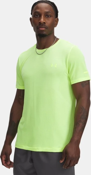 Under Armour Seamless Stride Funktionsshirt kurzarm high vis yellow/reflective (Herren)