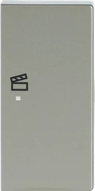 Busch-Jaeger Wippe 2-fach mit Symbol "Szene", edelstahl