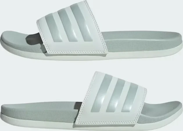 adidas Comfort Adilette crystal jade/linen green met (Damen)