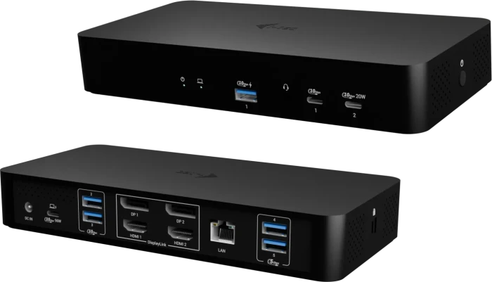 i-tec Intelligent Dual Display Docking Station, USB-C 3.1 [Buchse]
