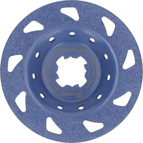 Bosch Professional EXPERT X-LOCK MultiMaterial Carbide Topfscheibe flach fein, 115x22.23mm, 1 Stück