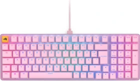 Glorious GMMK 2 Full Size, 96%, rosa, LEDs RGB, Glorious Fox Linear, USB, DE
