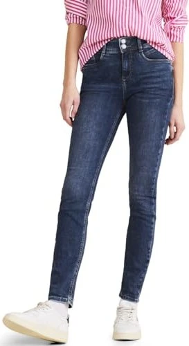 Street One Slim Fit Jeans brilliant indigo/random wash (Damen)