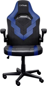 Trust Gaming GXT 703B Riye Gamingstuhl, schwarz/blau